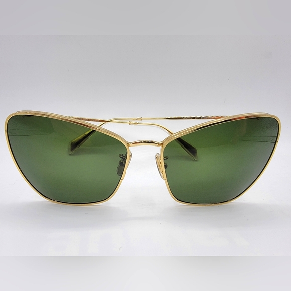 Celine Gold Metal Cat Eye Sunglasses Authentic Model cl40069u 30n 61 16140 3 - Picture 9 of 16